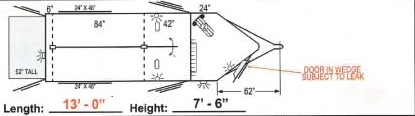 2028 4-Star - White -  2 Horse Straight Load Bumperpull Horse Trailer